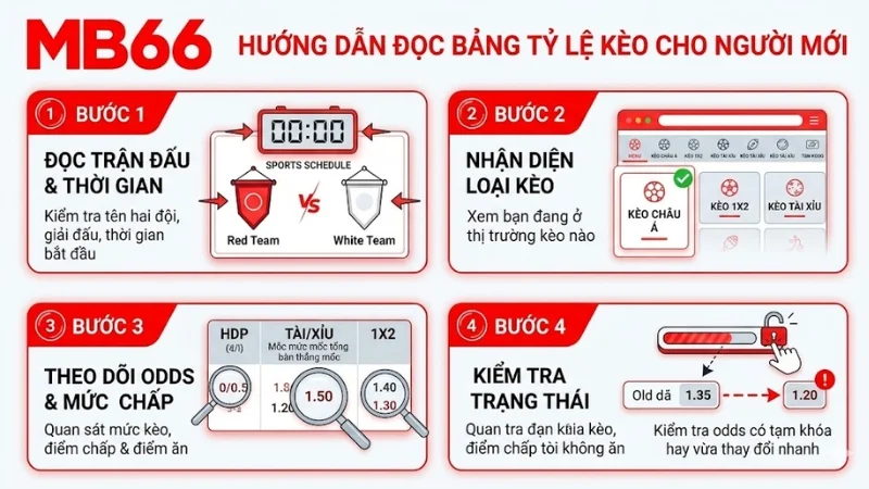 Cách Đọc Bảng Tỷ Lệ Kèo MB66 Cho Người Mới Cách Đọc Bảng Tỷ Lệ Kèo MB66 Cho Người Mới