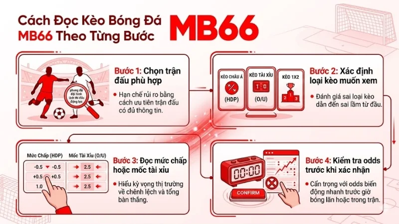 Cách Đọc Kèo Bóng Đá MB66 Theo Từng Bước Cách Đọc Kèo Bóng Đá MB66 Theo Từng Bước