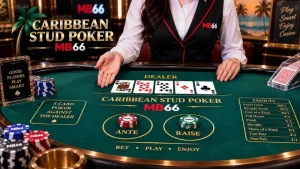 Caribbean Stud Poker MB66 – Luật Poker 5 Lá & Ante/Raise