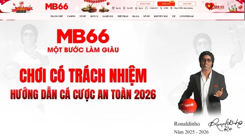 Chơi Có Trách Nhiệm MB66 – Hướng Dẫn Cá Cược An Toàn 2026 Chơi Có Trách Nhiệm MB66 – Hướng Dẫn Cá Cược An Toàn 2026