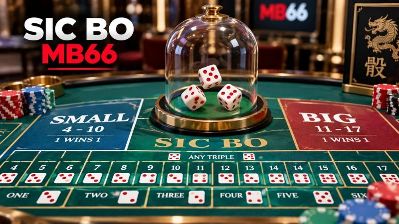 Sic Bo MB66 – Luật 3 Xúc Xắc & Cách Đọc Bàn Cược Chuẩn Xác Sic Bo MB66 – Luật 3 Xúc Xắc & Cách Đọc Bàn Cược Chuẩn Xác
