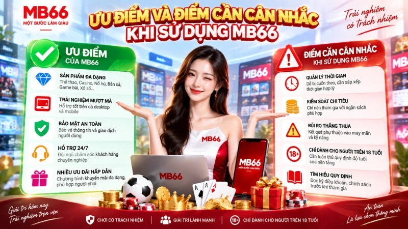 Ưu điểm và điểm cần cân nhắc khi sử dụng MB66